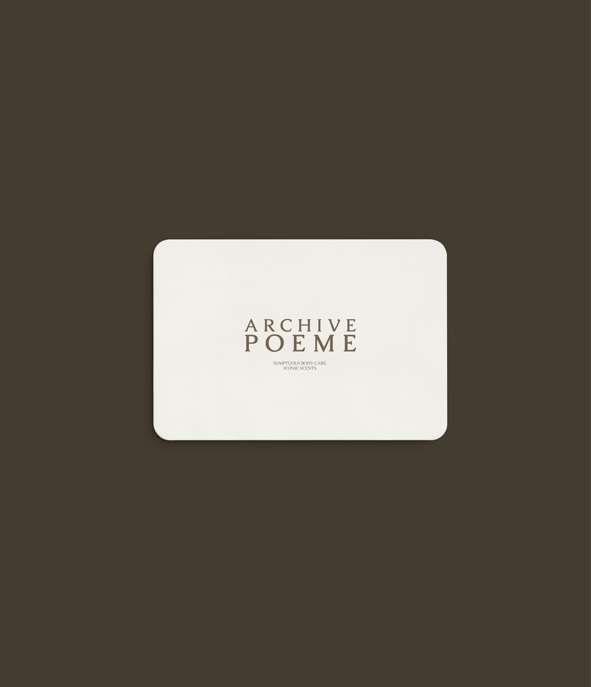 Archive Poème Gift Card